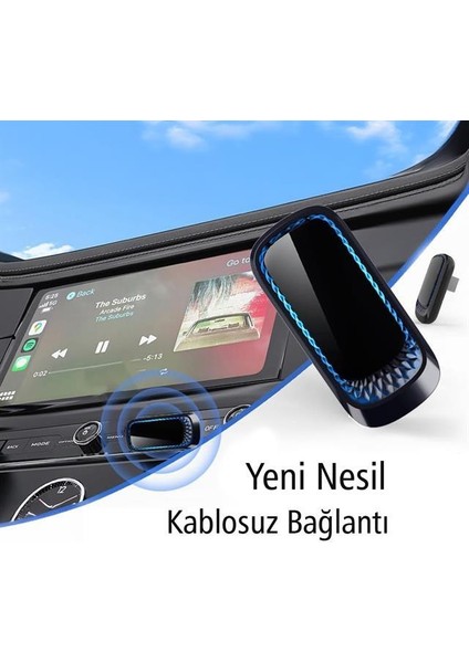 Powermaster PM-24508 Wireless Kablosuz Apple Iphone Carplay Ekran Yansıtma (Versiyon 4.0) modelleri