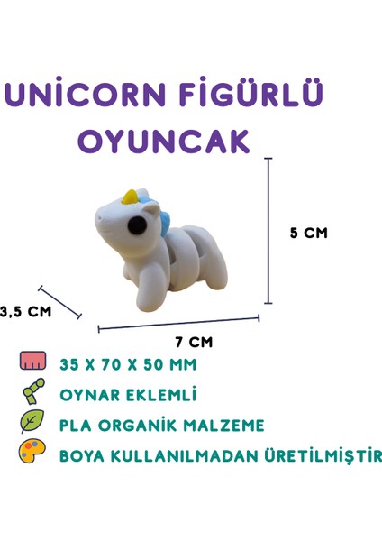 Unicorn Figür - Minyatür Oyuncak