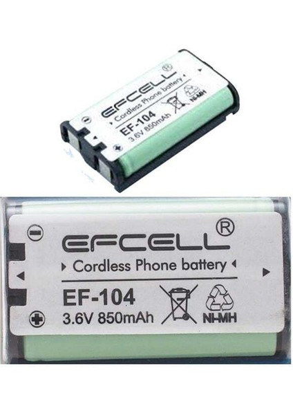 Efcell EF-104 3.6 V-850MA Panasonic Telsiz Telefon Pili