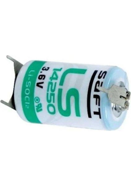 Saft Pil Kısa Puntalı 14250 Lityum 3.6V Lı-Socı2 modelleri