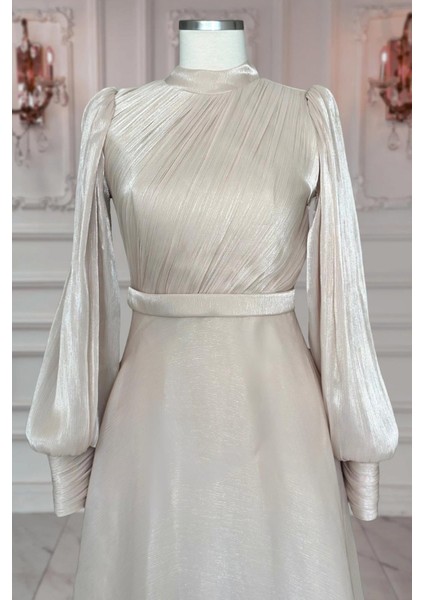 Zen Abiye Elbise Bej fiyatları