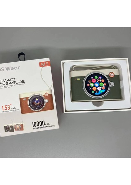 Smart Treasure Camera 3 In 1 ( Akıllı Saat & Powerbank & Hoparlör )