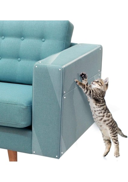 Kedi Koltuk Mobilya Koruyucu Tırmalama Caydırıcı Parlak Kendinden Yapışkanlı Şeffaf Folyo 50 x 1 Metre modelleri