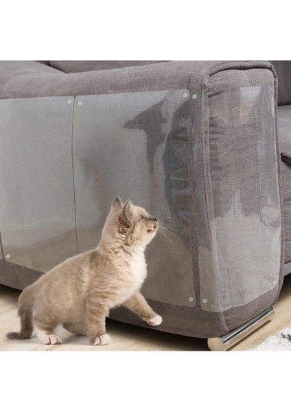 Kedi Koltuk Mobilya Koruyucu Tırmalama Caydırıcı Parlak Kendinden Yapışkanlı Şeffaf Folyo 50 x 1 Metre indirimleri