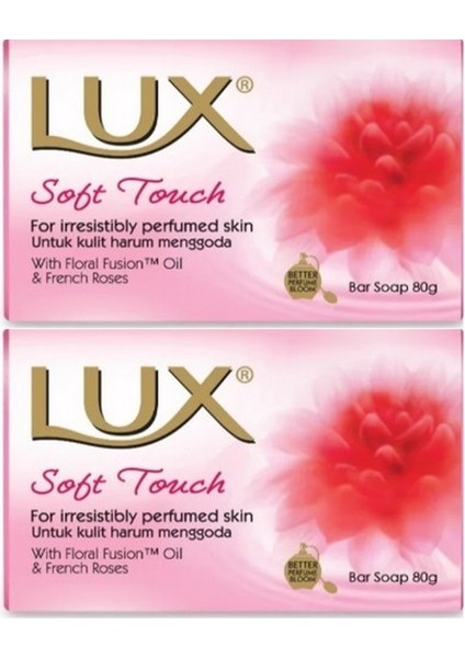 Sabun 80GR Soft Touch (Yumuşak Dokunuş) (2 Li Set)