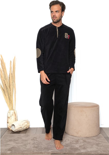 Nisanca Kışlık Erkek Polar Pijama Takımı