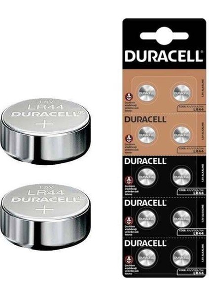Duracell A76 LR44 1.5V Düğme Pil 10'lu