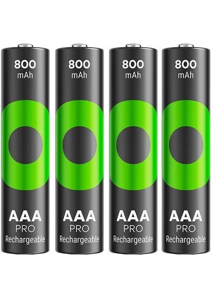 Gp Recyko Pro 800 Mah Ni-Mh 1.2 Volt Aaa Ince Kalem Şarjlı Pil 4lü Paket