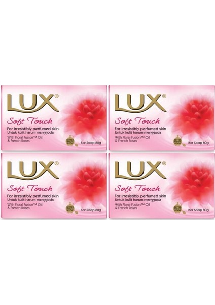 Sabun 80GR Soft Touch (Yumuşak Dokunuş) (4 Lü Set)