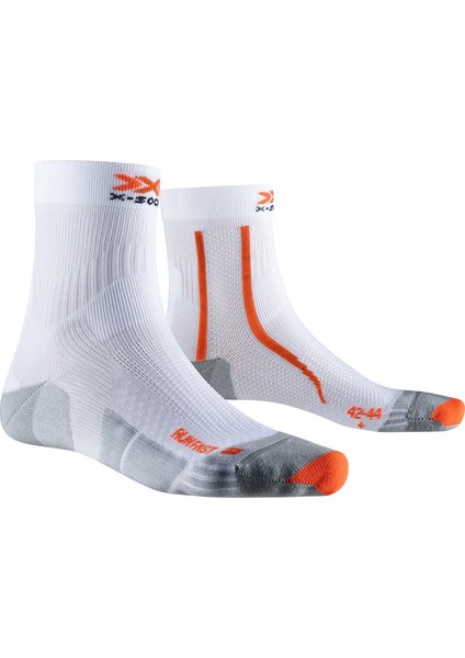 X-socks Run Fast 4.0 Unisex Beyaz Koşu Çorabı