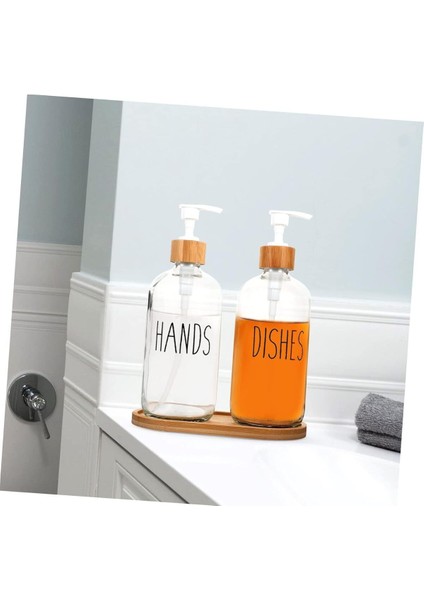 2’li Mutfak Sıvı Sabunluk Seti Hands&dishes Bambu Tepsili fiyatları