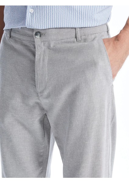 Southblue Gri Standart Kalıp Poplin Erkek Pantolon modelleri