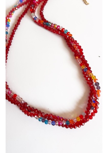 Kristal Kadın Kolye 3 'lü Set