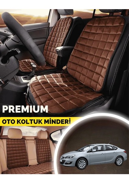 Opel Astra J 5 Koltuk Minderi Ortopedik Cepli Araç ve Kılıf Seti – Tam Uyumlu, Taba Renk, Konforlu Tasarım
