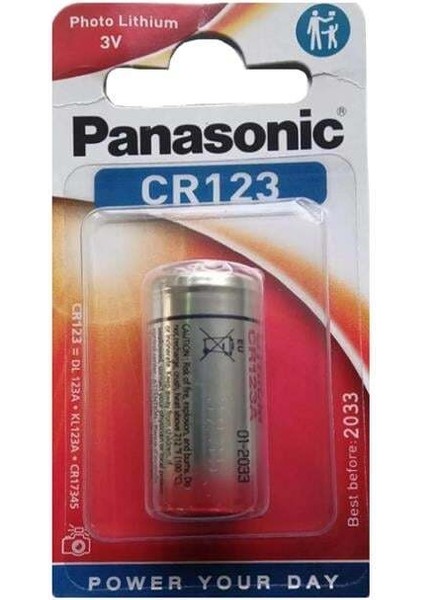Panasonic CR123AL/1B 3 Volt Lityum CR123 Tekli Fotoğraf Makinesi Pili fiyatları