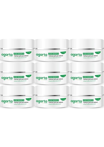 Ayak ve Topuk Çatlak Bakım Kremi 100ML (9 Lu Set)