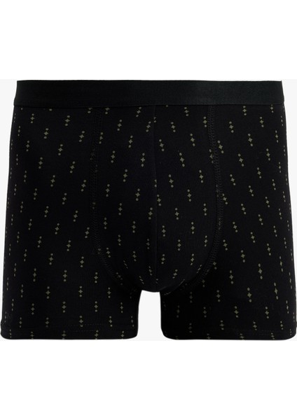 Pamuklu Desenli 3'lü Boxer Set
