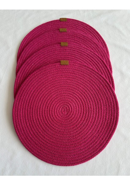 Yuvarlak Supla Fuşya 33CM 4lü fiyatları
