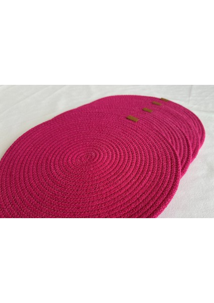 Yuvarlak Supla Fuşya 33CM 4lü modelleri