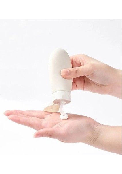 Seyahat Tipi Doldurulabilir Krem Şampuan Kutusu 3 Lü Set indirimleri