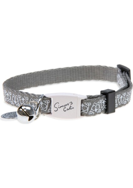 Karlıe Simon S Cat Kedi Tasma 30CM x 10MM Gri Ynsmr