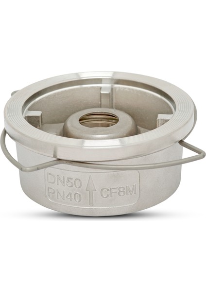 Tepe Flanşlı 2 Parçalı Paslanmaz 304 Dişli Küresel Vanalar 21/2"