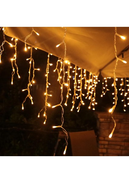 4 Metre 20 Saçaklı 120 LED Flaşlı Ekleme Fişli Iç Mekan Aydınlatma Dekor Işık fiyatları