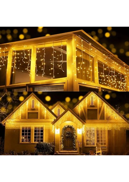 4 Metre 20 Saçaklı 120 LED Flaşlı Ekleme Fişli Iç Mekan Aydınlatma Dekor Işık modelleri