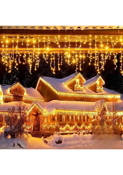 4 Metre 20 Saçaklı 120 LED Flaşlı Ekleme Fişli Iç Mekan Aydınlatma Dekor Işık indirimleri