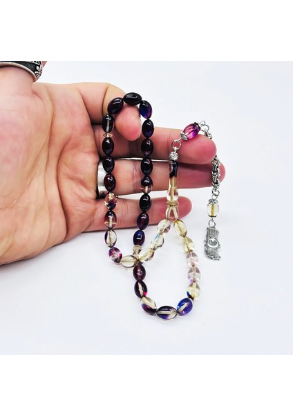 Renk Süzmesi Sıkma Ateş Kehribar Tesbih modelleri