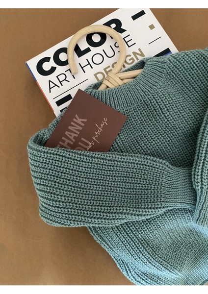 Kopya - Minibonclub Unisex Bebek Çoçuk Triko Kazak fiyatları