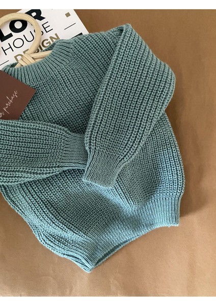 Kopya - Minibonclub Unisex Bebek Çoçuk Triko Kazak fırsatları