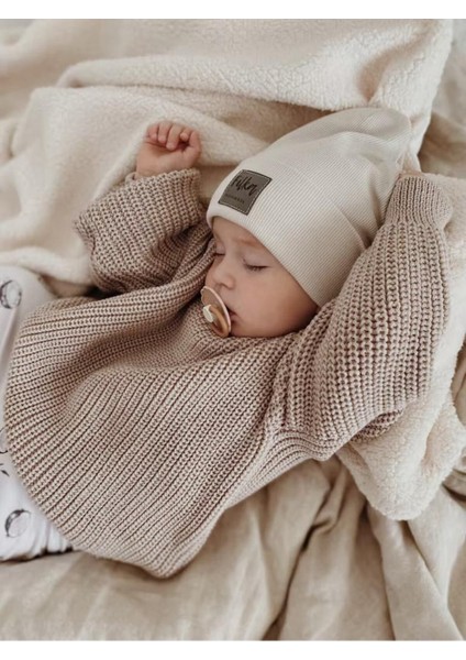 Unisex Bebek Çocuk Bisiklet Yaka Oversize Triko Kazak indirimleri