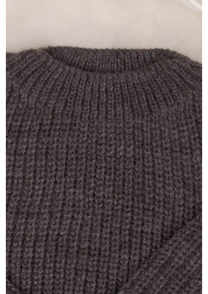 Cocuk-Bebek Triko Bayram ve Mevsimlik Kazak Kazak Koyu Gri fiyatları