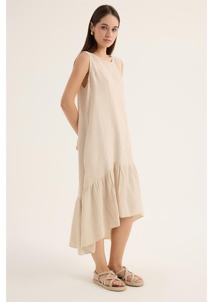 Keten Kolsuz Elbise modelleri