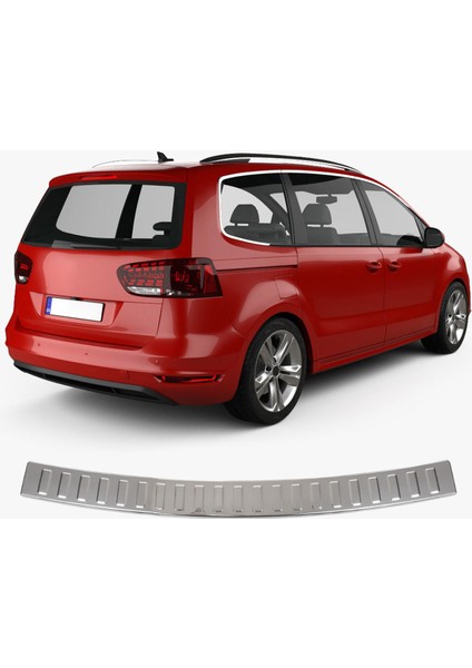 Seat Alhambra Uyumlu 2010 ve Üzeri Krom Arka Tampon Üstü Koruma Paslanmaz Çelik fiyatları