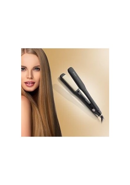 Prostyle Gold 38 mm Geniş Plaka Kısa Sürede Isınan Seramik Saç Düzleştirici - 150-230°C Ayarlanabilir Isı