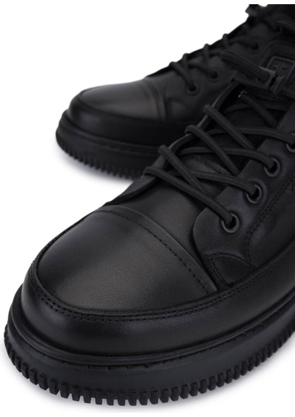 Erkek Hakiki Deri Siyah Casual Ayakkabı 298 0487-2297 Erk Ayk SK25-26 Sıyah Mrsl modelleri