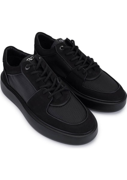 Erkek Hakiki Deri Siyah Sneakers & Spor Ayakkabı 352 23403 Erk Ayk SK25-26 Sıyah fiyatları