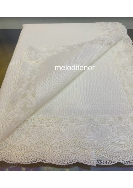 Jute Güpürlü Leke Tutmayan Dertsiz Linen Simli Keten Kumaş Büyük Dikdörtgen 12 Kişilik Masa Örtüsü fırsatları