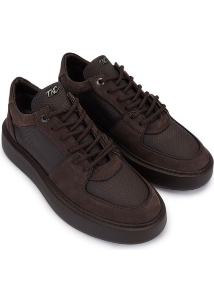 Erkek Hakiki Deri Kahverengi Sneakers & Spor Ayakkabı 352 23403 Erk Ayk SK25-26 Kahve fiyatları