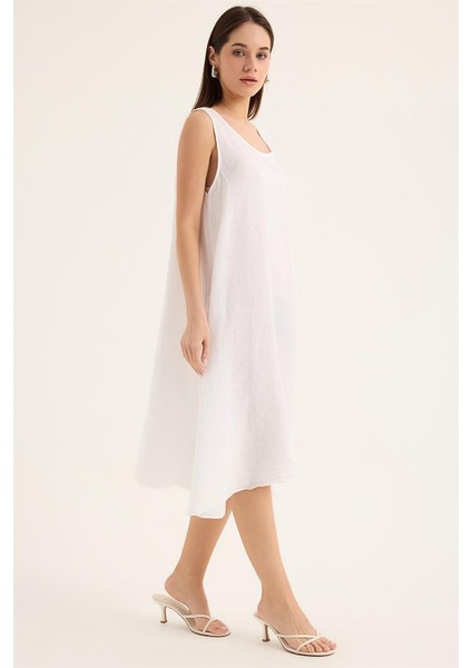 Keten Kolsuz Elbise modelleri