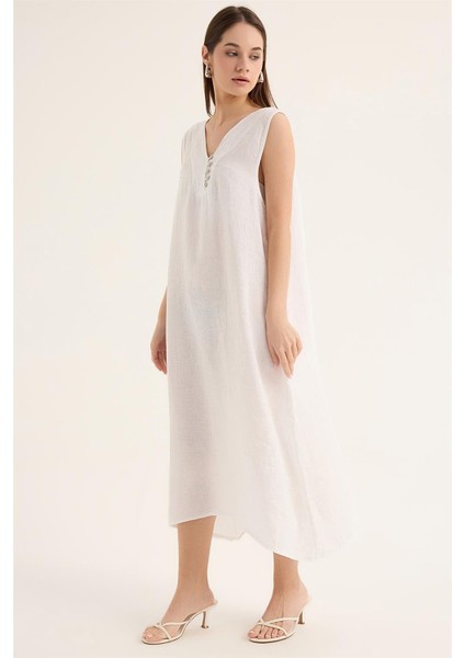 Keten Kolsuz Elbise fiyatları