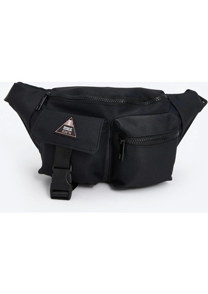 Lcw Accessorıes Siyah Çok Bölmeli Erkek Göğüs Çantası