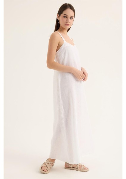 Keten Uzun Elbise modelleri