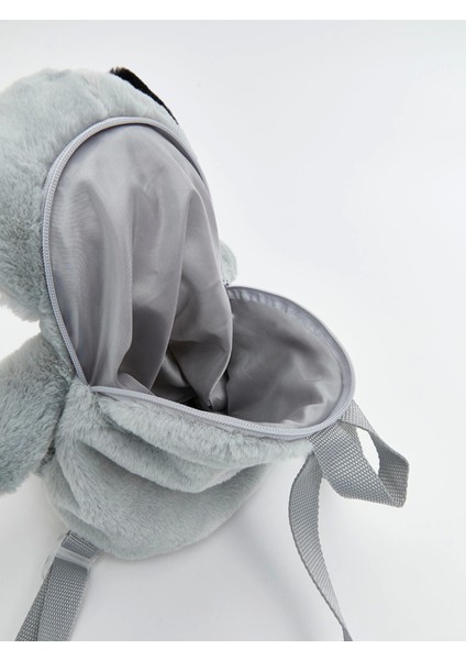 Lcw Accessorıes Gri Pelüş Hayvan Figürlü Erkek Çocuk Sırt Çantası modelleri