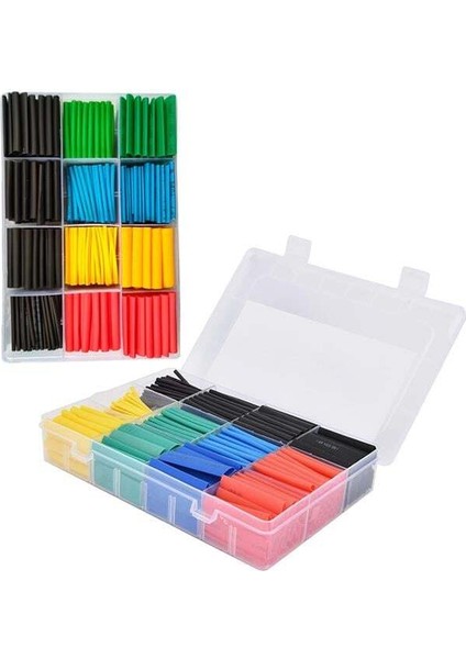 Powermaster PM-23811 530 Adet 12 Boy Set Isıyla Daralan Makaron