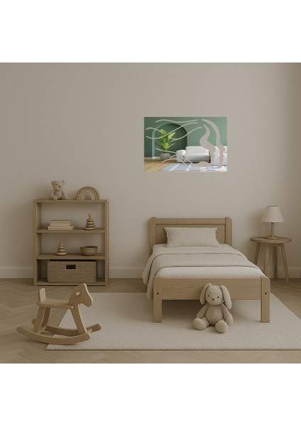 Modern Yüzler Illüstrasyonu Dekoratif Aynalı Tablo - BRNTEK7388-7175 fırsatları