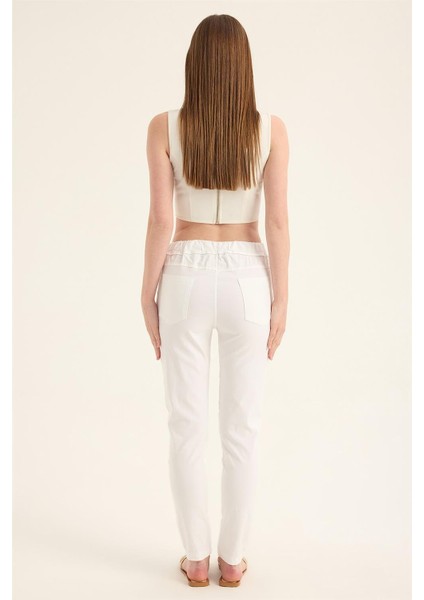 Taşlı Çiçek Motifli Pantolon indirimleri