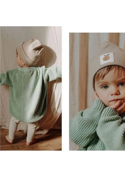 Extra Esnek Bisiklet Yaka Unisex Bebek & Çocuk Kazak 0-5 Yaş modelleri